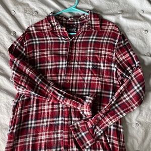 Mens red flannel
